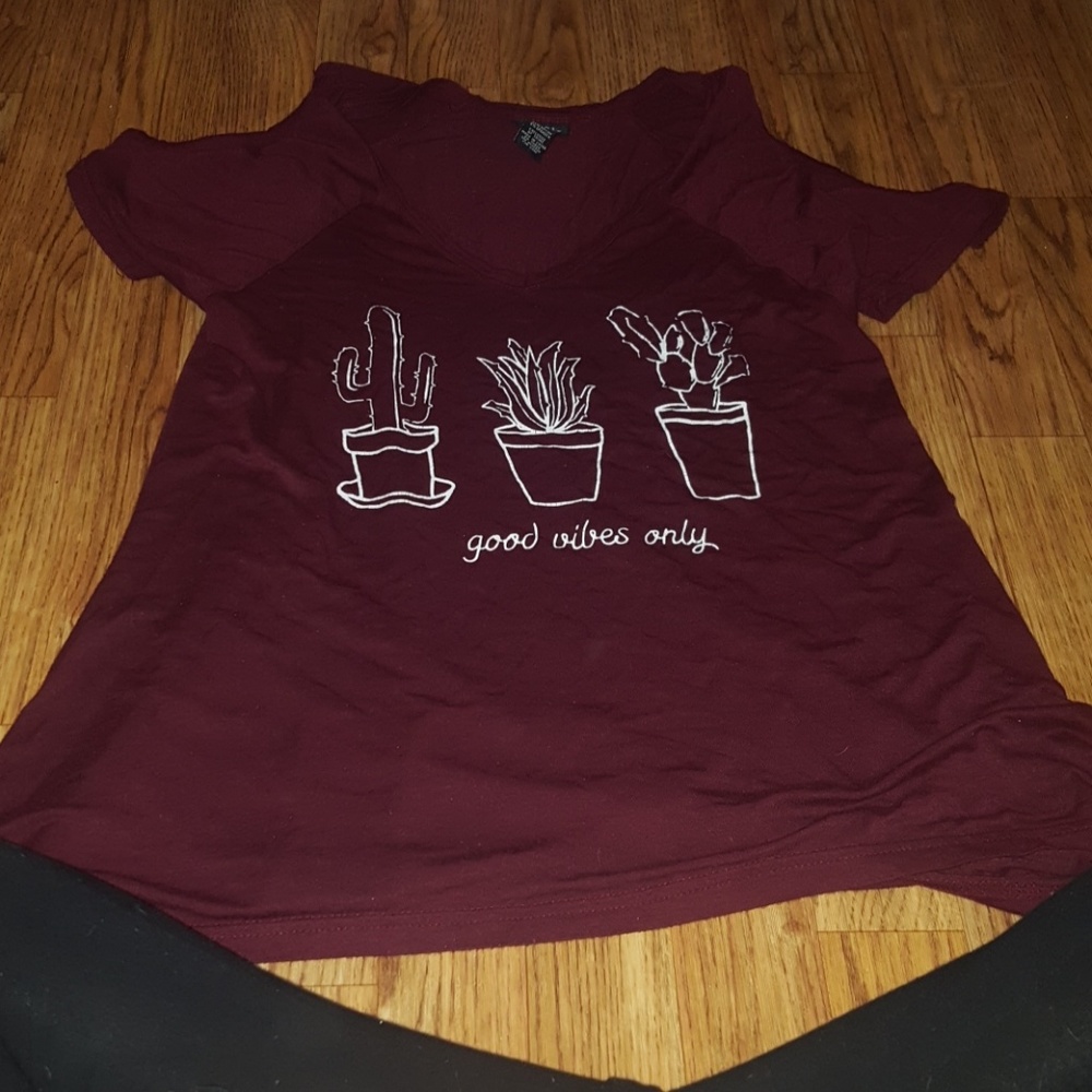 Good vibes only girls dress shirt